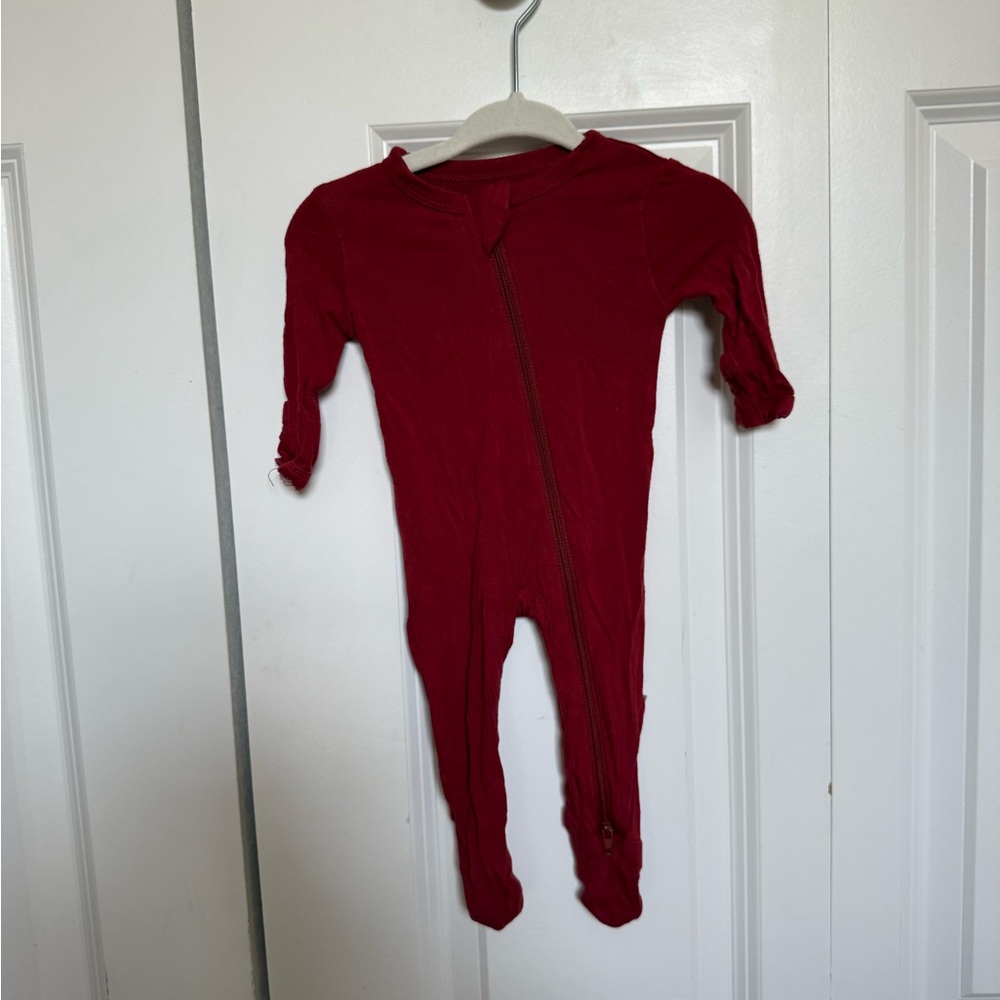 Kyte BABY Red Kids One Piece Footie